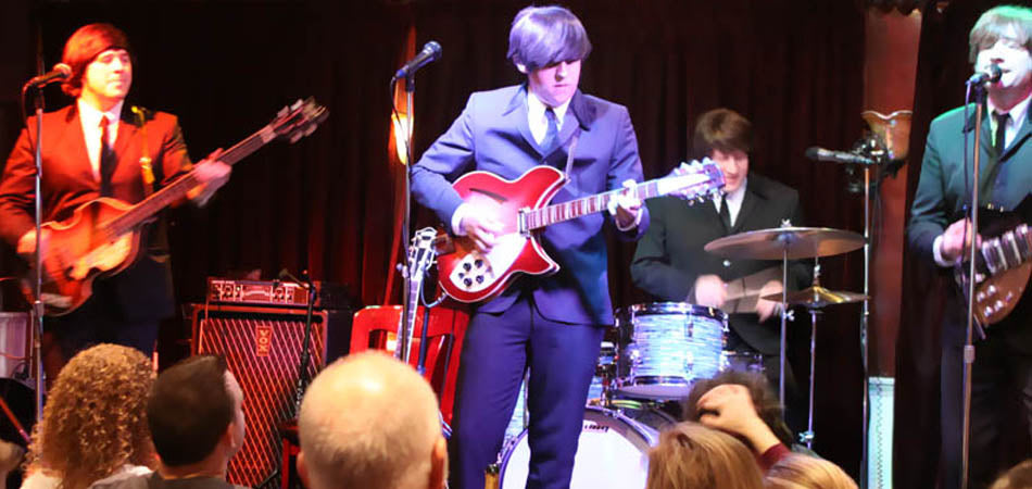 Beatles live tribute bands performing at Kobe Seal Beach on Sunday Champagne Beatles Brunch.